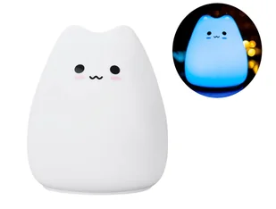 Lampka nocna dekoracyjna silikonowa LED KX7207 - Wyposażenie pokoiku dziecięcego - miniaturka - grafika 1