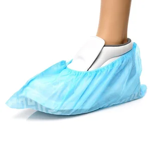 Ochraniacze na buty flizelinowe niskie niebieskie 100szt (50par) - Odzież medyczna - miniaturka - grafika 1