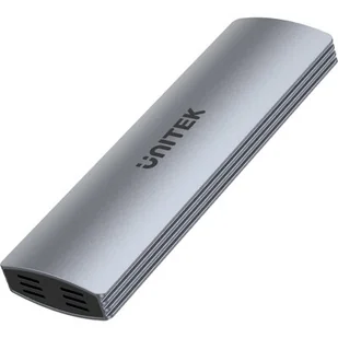 RAMKA UNITEK uDRIVE M.2  NVMe/SATA Enc.Lite M.2 ALU BLACK USB-C 3.2 gen.2 - Klawisze i ramki - miniaturka - grafika 1