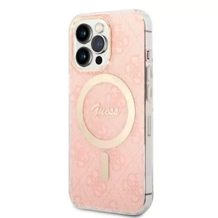Guess Zestaw GUBPP13XH4EACSP Case+ Charger iPhone 13 Pro Max różowy/pink hard case 4G Print MagSafe - Etui i futerały do telefonów Guess Zestaw GUBPP13XH4EACSP Case+ Charger iPhone 13 Pro Max różowy/pink hard case 4G Print MagSafe - Etui i futerały do telefonów - miniaturka - grafika 2