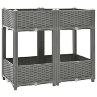 Donice - Donica do podwyższonej rabaty, 80x40x71 cm, polipropylen Lumarko - miniaturka - grafika 1