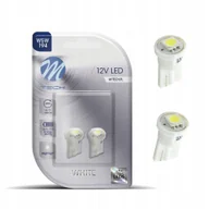 Żarówki samochodowe - Blister 2x Dioda Led W5W 1xSMD5050 biała 6000K - miniaturka - grafika 1