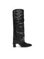 Kozaki damskie - Guess Kozaki FLFGAR ELE11 Czarny - miniaturka - grafika 1