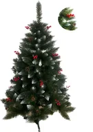 Choinki - Choinka Sztuczna Sosna Szyszka Jarzębina 120 cm - miniaturka - grafika 1
