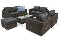 Meble ogrodowe - Meble ogrodowe technorattanowe Perugia Olive / Grey - miniaturka - grafika 1