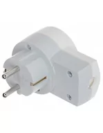 Rozgałęźniki - Legrand Legrand 50461 - Wtyczki z gniazdem 230V/16A 2P+T - miniaturka - grafika 1