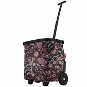 Torby i wózki na zakupy - reisenthel Wózek sklepowy Carrycruiser Frame 47,5 cm frame paisley black - miniaturka - grafika 1