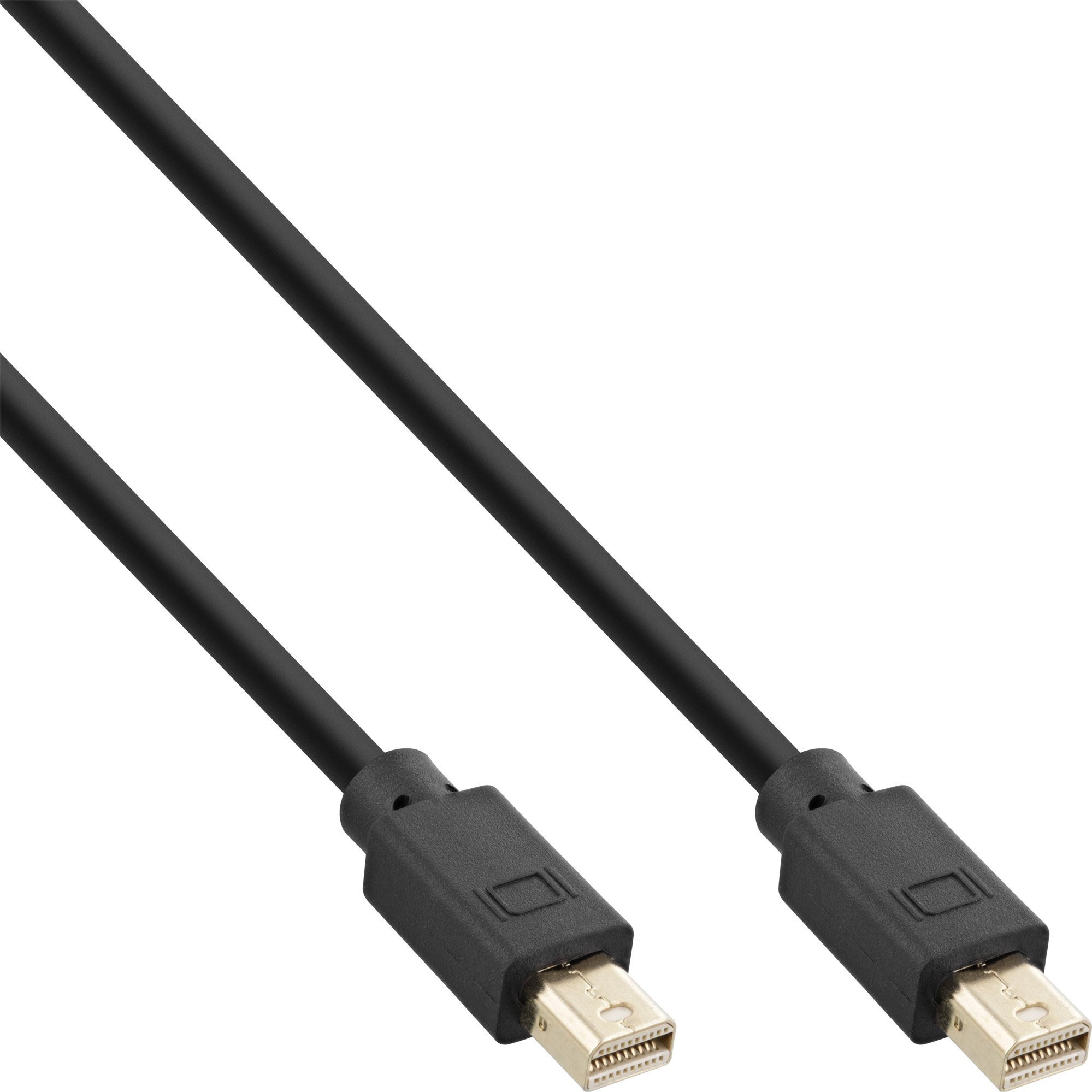 Kabel InLine InLine® Mini DisplayPort 1.4 Cable M/M, black/gold, 2m