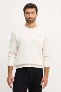 Pepe Jeans bluza męska kolor beżowy gładka PM5800013 - Bluzy męskie - miniaturka - grafika 1