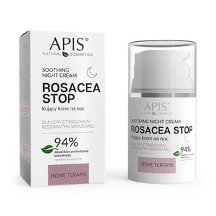 Apis Professional Kojący krem do twarzy na noc Rosacea-Stop 50 ml apispro-53895H - Kremy do twarzy - miniaturka - grafika 1