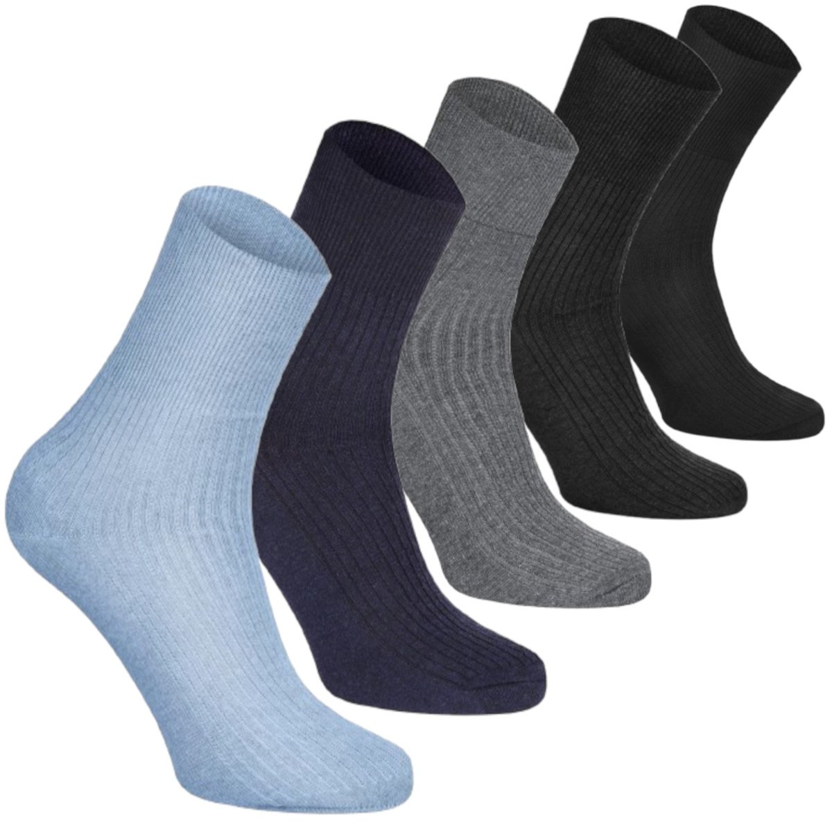 5x Diabetyczne Skarpetki Damskie Bawełna Mix Dorasocks Producent 38-40