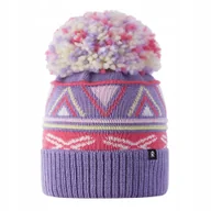 Czapki dla dzieci - Czapka dziecięca Reima Kirjoen Fioletowa roz. 56/58 - miniaturka - grafika 1