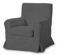 Pokrowce na meble - Dekoria Pokrowiec na fotel Ektorp Jennylund grafit 78 x 85 x 84 cm Edinburgh 613-115-77 - miniaturka - grafika 1