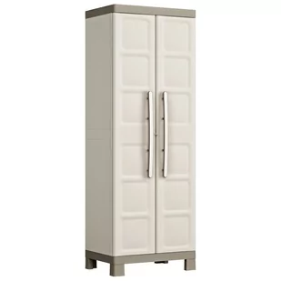 Keter Keter Szafa Excellence beż i taupe 65x45x182 cm 46639 - Pozostałe meble ogrodowe - miniaturka - grafika 1