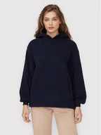 Bluzy damskie - 4F Bluza H4Z22-BLD038 Granatowy Relaxed Fit - miniaturka - grafika 1