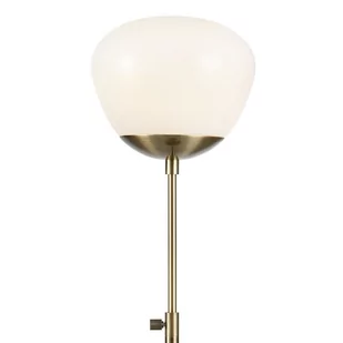 Biurkowa lampa Rise 108546 Markslojd antyczna regulowana biała złota - Lampy stojące - miniaturka - grafika 1