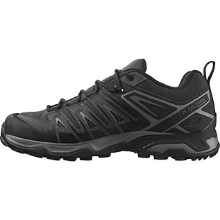 Buty trekkingowe męskie - Salomon X Pioneer Gore-Tex męskie buty trekkingowe, w każdych warunkach pogodowych, bezpieczne trzymanie stopy, stabilne i amortyzujące, Phantom Black Quiet Shade, 48 EU - grafika 1