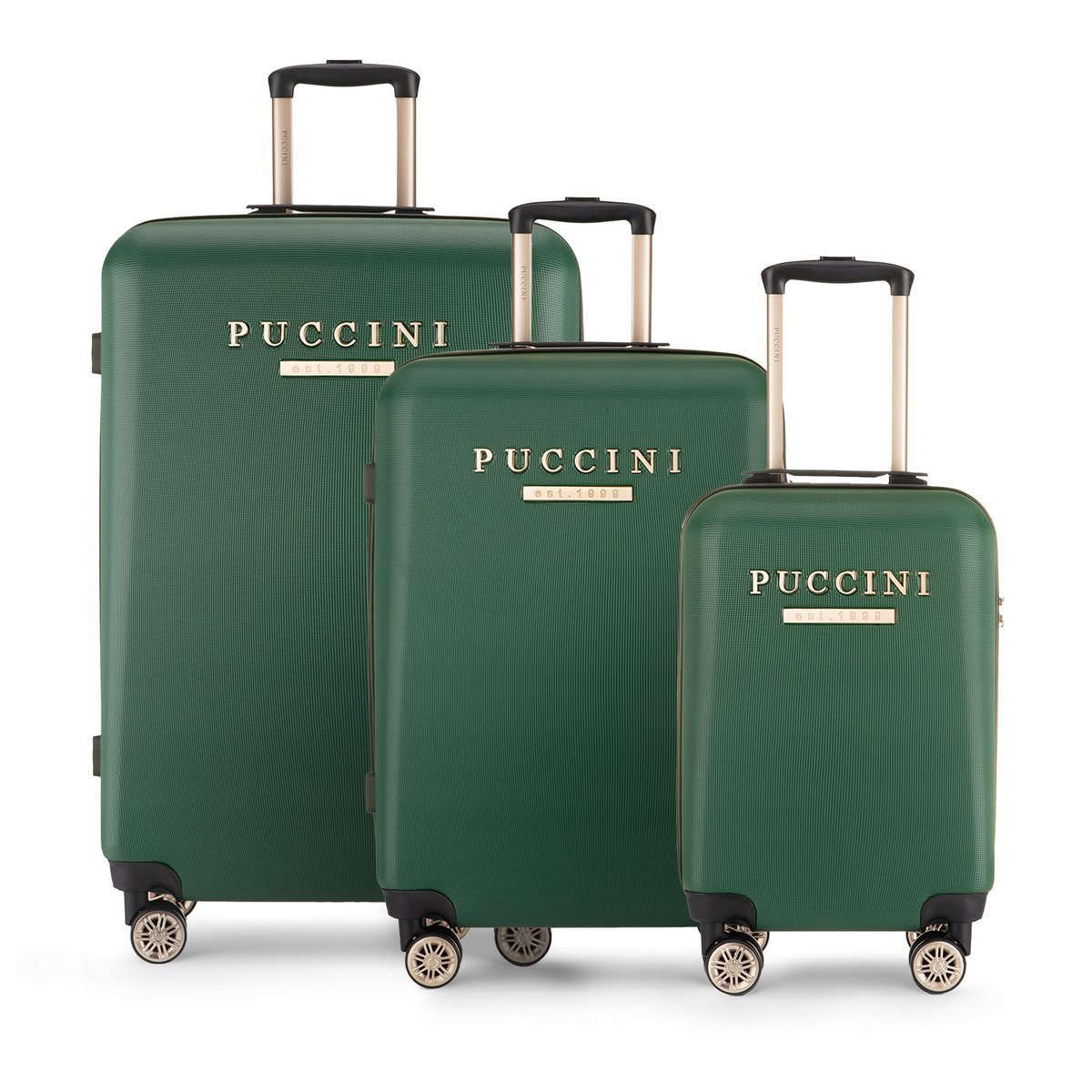 PUCCINI Zestaw Komplet WALIZEK Podróżnych ABS Na Kółkach 3w1 ABS017 5