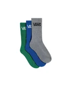 Skarpetki męskie - Dziecięce skarpety Classic Vans Crew (3 pary) VN000EZ1J5F 26,5-31 - miniaturka - grafika 1