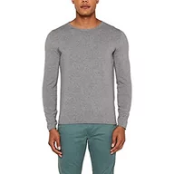 Swetry męskie - edc by ESPRIT sweter męski 997cc2i800, 035/Medium Grey, XS - miniaturka - grafika 1