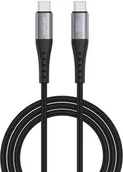Kable USB - 4smarts USB-C Kabel PrimeCord 60W 1,5m, schwarz - miniaturka - grafika 1
