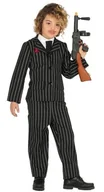 Stroje karnawałowe - Guirca Gangster Mafia garnitur dla chłopców rozm. 110  146, 140/146 85433 - miniaturka - grafika 1