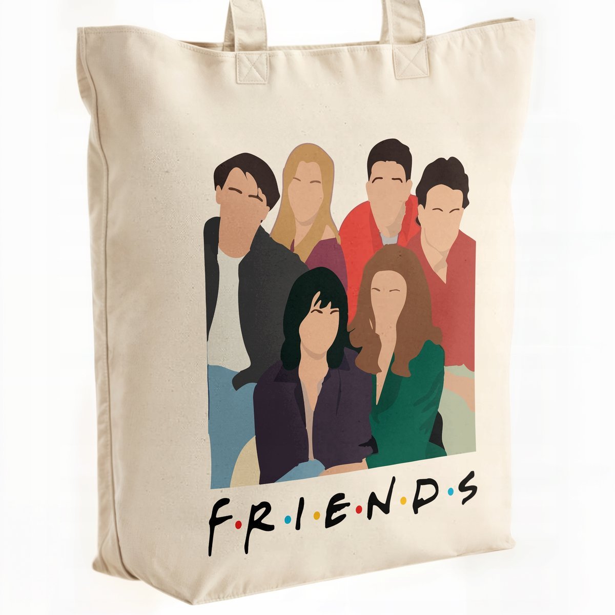 Torba bawełniana premium na zakupy Friends Przyjaciele Dla Fanów Serialu
