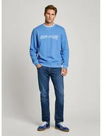 Bluzy męskie - Pepe Jeans Bluza "Dylan" w kolorze niebieskim - miniaturka - grafika 1