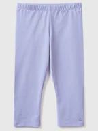 Legginsy - Benetton Legginsy w kolorze fioletowym - miniaturka - grafika 1