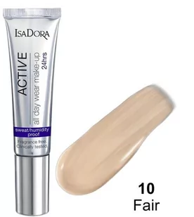 IsaDora Active długotrwały podkład 24h 10 Fair 35 ml - Podkłady do twarzy - miniaturka - grafika 1