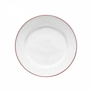 Costa Nova Talerz płytki Beja White Red 28 cm - Talerze - miniaturka - grafika 1