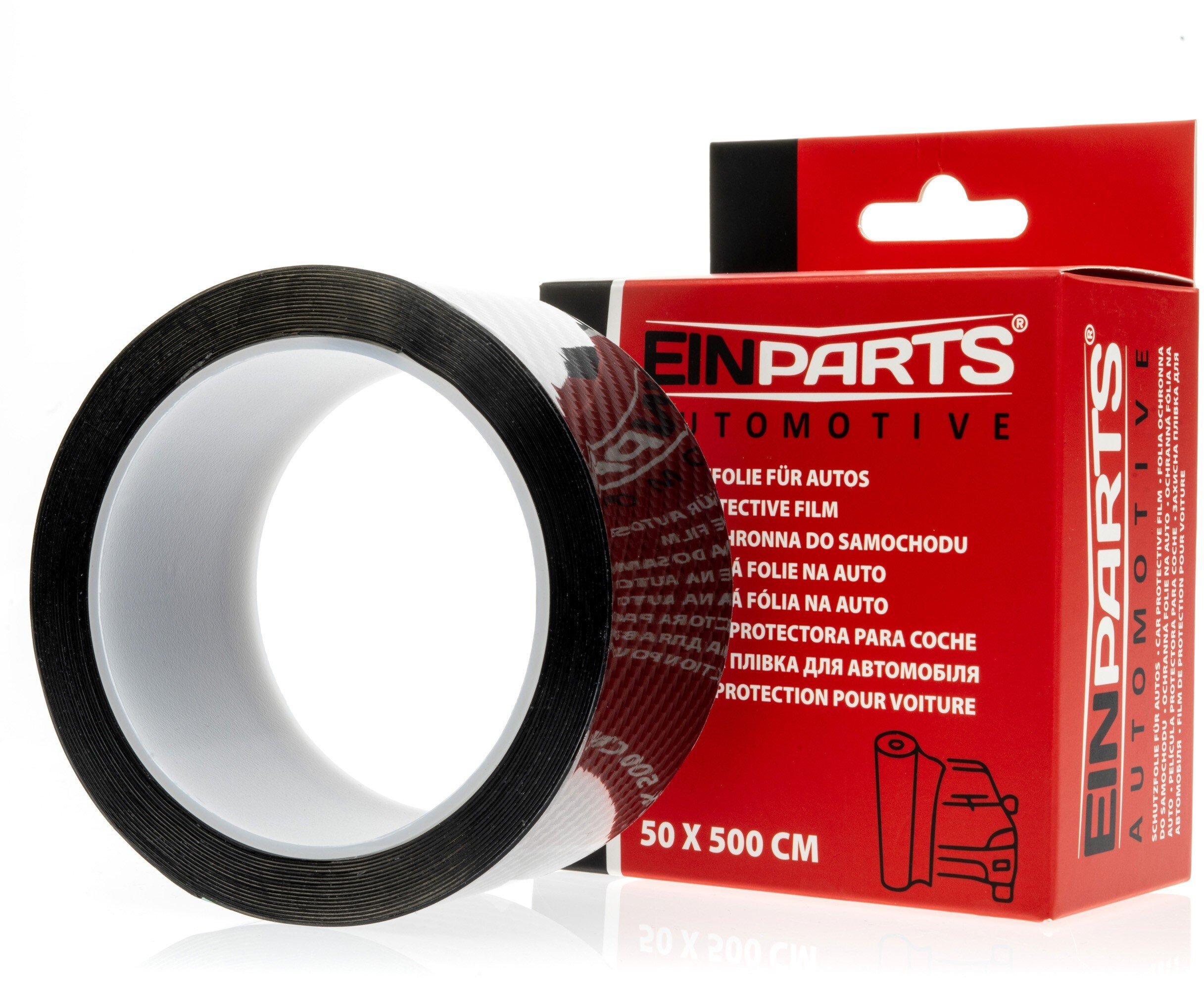 Einparts Automotive EINPARTS CARBONOWA TAŚMA OCHRONNA DO SAMOCHODU 5CM X 5M NA ZDERZAKI I PRO