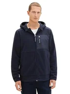 Bluzy męskie - TOM TAILOR Bluza męska, 10668 - Sky Captain Blue, 3XL - miniaturka - grafika 1