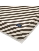 Prześcieradła dla dzieci - La Millou Prześcieradło bawełniane z gumką 120x60 ( Pierre the dog stripes ) - miniaturka - grafika 1