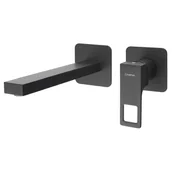 Baterie podtynkowe - Sapho FT118/15 Forata bateria umywalkowa podtynkowa czarny mat - miniaturka - grafika 1