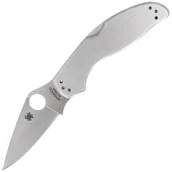 Noże - Nóż składany Spyderco UpTern Stainless, Plain 8Cr13MoV (C261P) - miniaturka - grafika 1