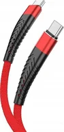 Kable USB - Kabel USB Vega REDX KABEL USB PD TYP-C DO TYP-C 3A CZERWONY 2M OPLOT WZMACNIANY> - miniaturka - grafika 1