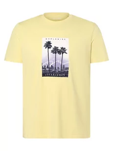 Jack & Jones - T-shirt męski  JORSplash  duże rozmiary, żółty - Koszulki męskie - miniaturka - grafika 1