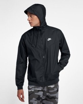 Kurtka wiatrówka męska Nike Windrunner Sportswear czarna 727324-010 r. L