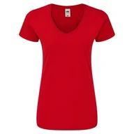 Koszulki i topy damskie - Koszulka damska Iconic V-Neck Fruit of The Loom XL - miniaturka - grafika 1