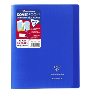 Zeszyt w linię francuską, A5+/48k=fr, Koverbook, mix kolorów - Zeszyty szkolne - miniaturka - grafika 1
