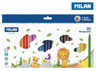 Kredki świecowe Plastipastel 30 kolorów MILAN - Przybory szkolne - miniaturka - grafika 3