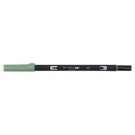 Kredki, ołówki, pastele i pisaki - Tombow ABT flamaster z dwoma końcówkami, 312  zielony (holly green) 4901991901450 - miniaturka - grafika 1