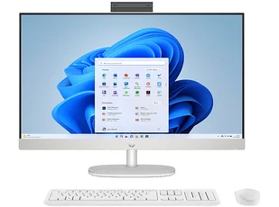 HP 27-cr0020nw FHD Ryzen 5 7520U/16GB/1TB SSD/INT/Win11H Biało-srebrny B89V5EA - Zestawy komputerowe - miniaturka - grafika 1