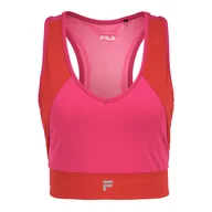 Biustonosze - Damski Stanik sportowy FILA REVERE FAW0366-43087 – Różowy - miniaturka - grafika 1