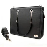 Torebki damskie - T-02 Torebka z oczkami-czarna KEMER - miniaturka - grafika 1