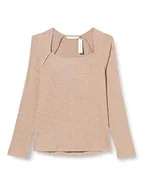 Koszulki i topy damskie - Triumph Damska koszulka Thermal Mywear LSL od piżamy, Light Grey Melange, 46 - miniaturka - grafika 1