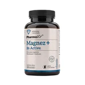Witaminy i minerały - Magnez + B6 Active Pharmovit, suplement diety, 120 kapsułek |  ! - miniaturka - grafika 1