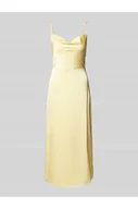 Sukienki - Długa sukienka z lejącym dekoltem model RAVENNA - Vila - miniaturka - grafika 1