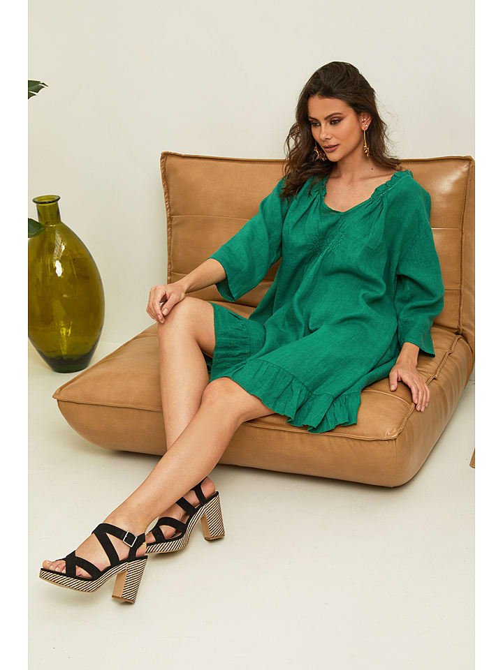 La Compagnie Du Lin Lniana sukienka 